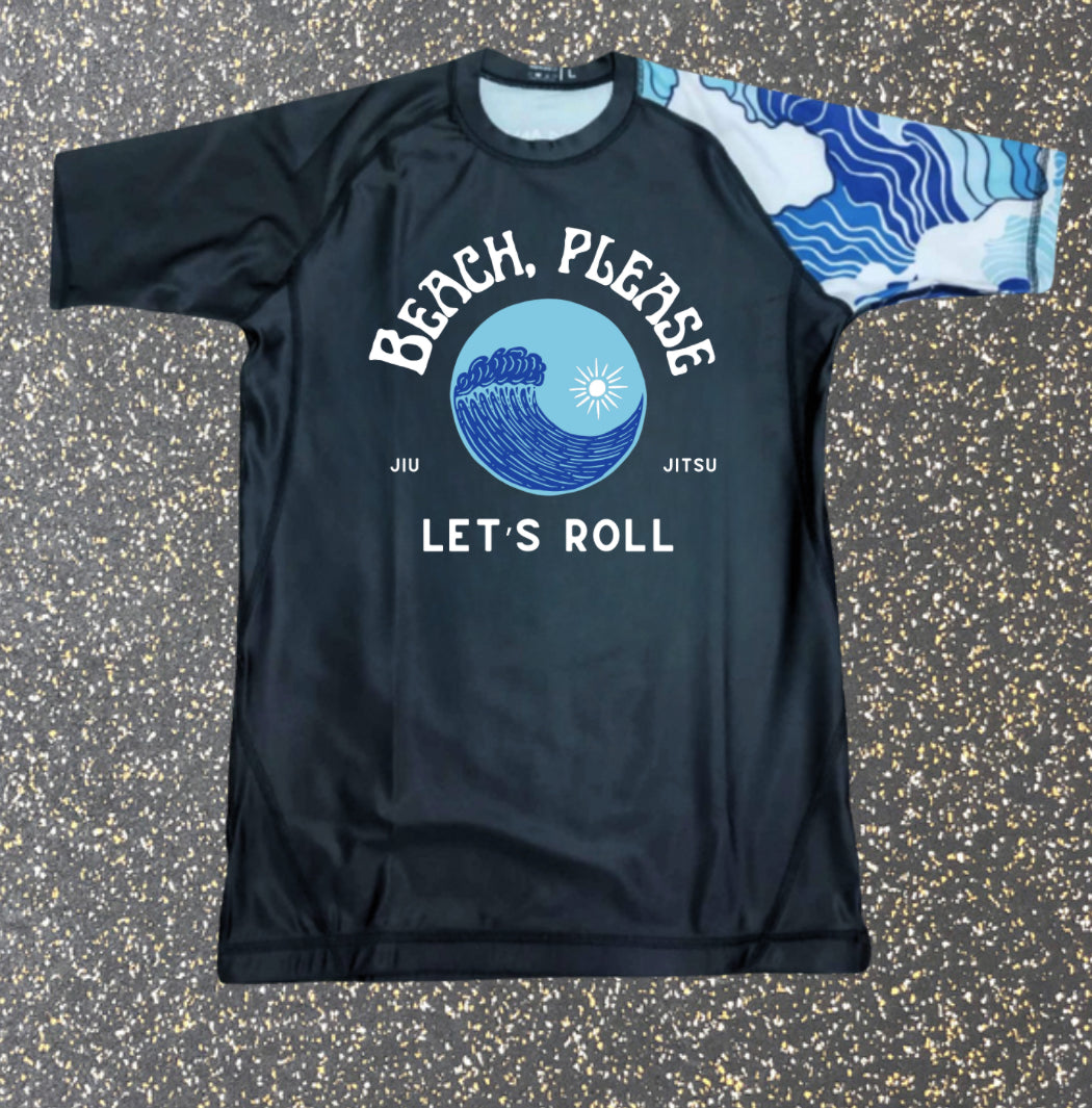 Beach, Please Short Sleeve | Rashguard