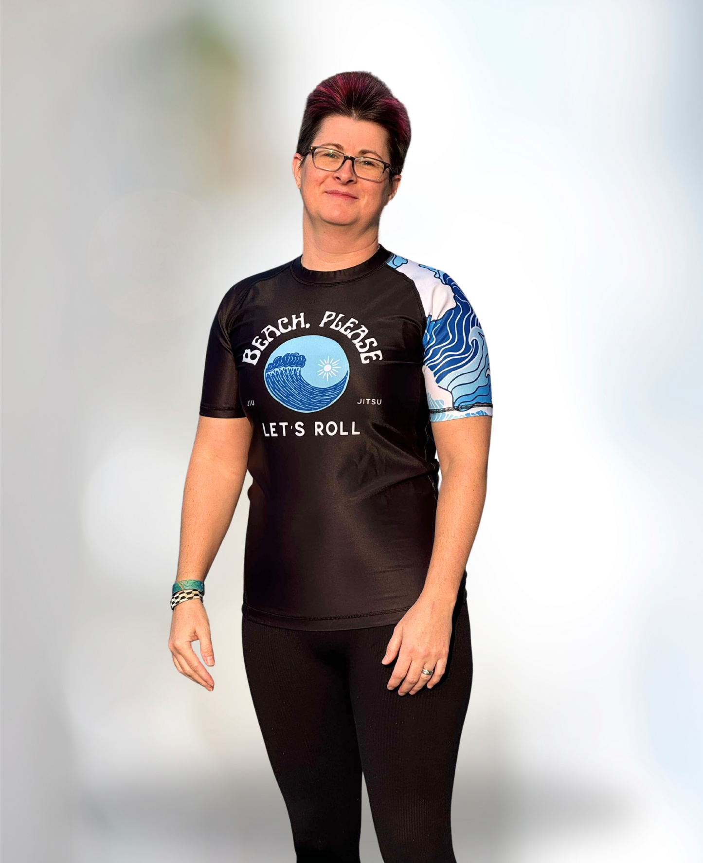 Beach, Please Short Sleeve | Rashguard