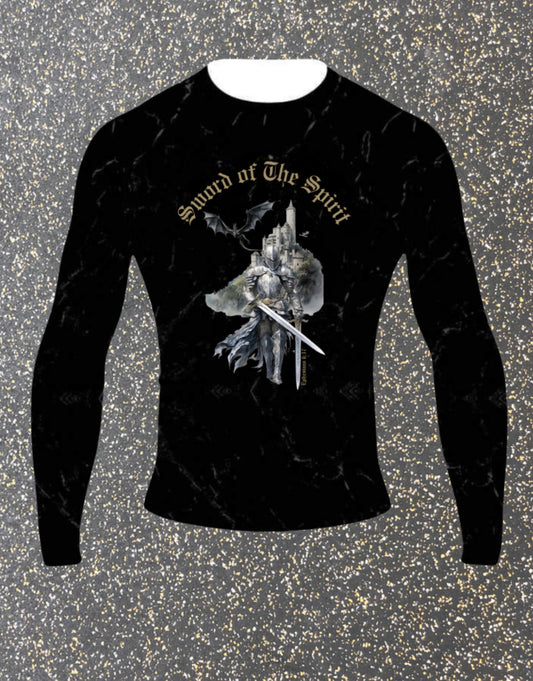Ephesians 6:17 Black | Long-Sleeve Rashguard