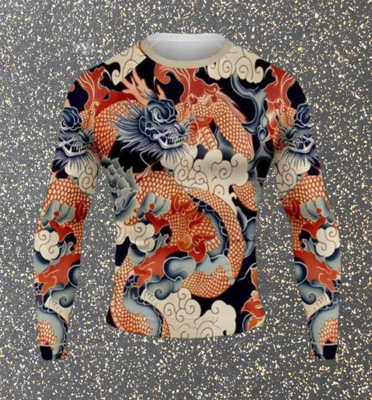 Azure Dragon Long Sleeve | Rashguard