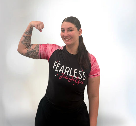 Fearless Pink Short Sleeve | Rashguard