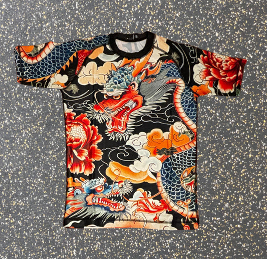 Black Dragon Short Sleeve | Rashguard