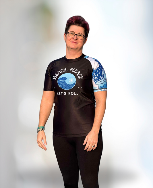 Beach, Please Short Sleeve | Rashguard